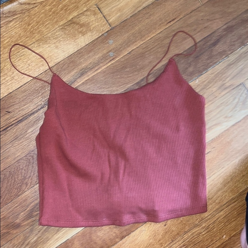 Garage orange tank top